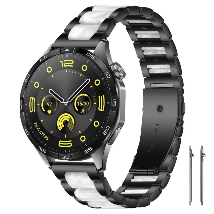 xDfind Three Beads Metal Resin Watch Band, 22mm