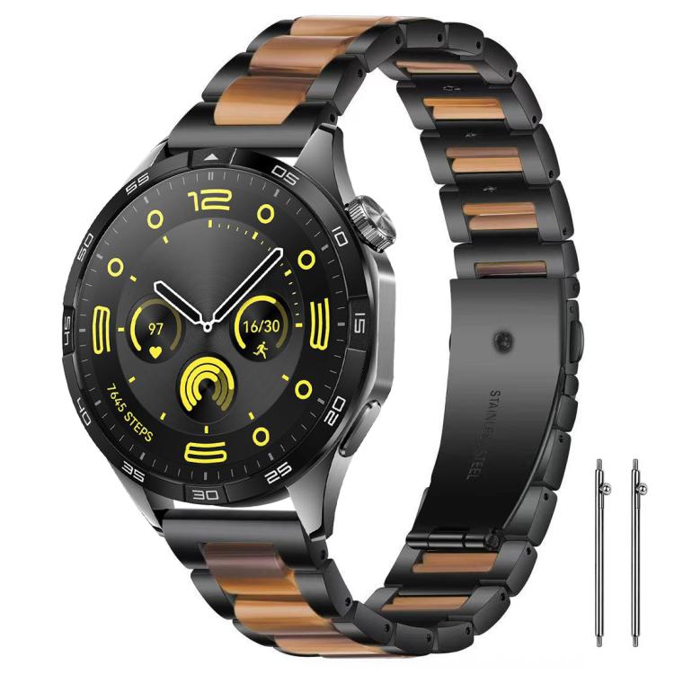 xDfind Three Beads Metal Resin Watch Band, 22mm
