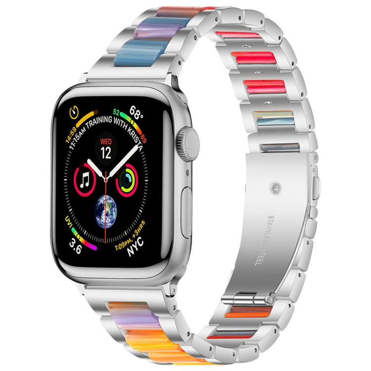 xDfind Three Beads Metal Resin Watch Band, For Apple Watch 42 / 44 / 45 / 46 / 49mm