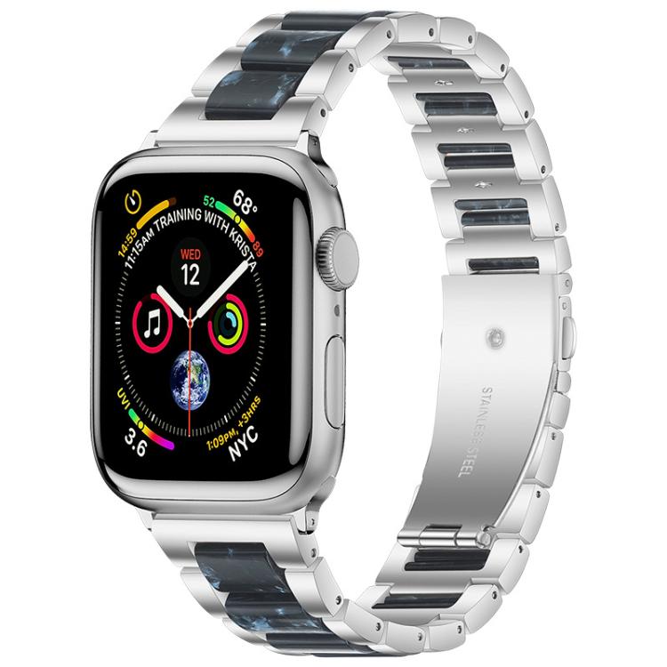 xDfind Three Beads Metal Resin Watch Band, For Apple Watch 42 / 44 / 45 / 46 / 49mm