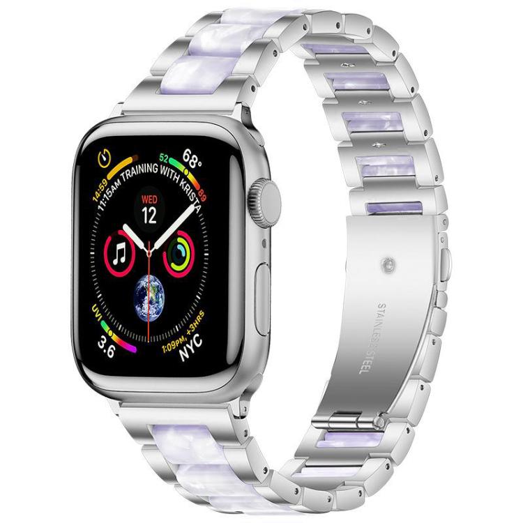 xDfind Three Beads Metal Resin Watch Band, For Apple Watch 42 / 44 / 45 / 46 / 49mm