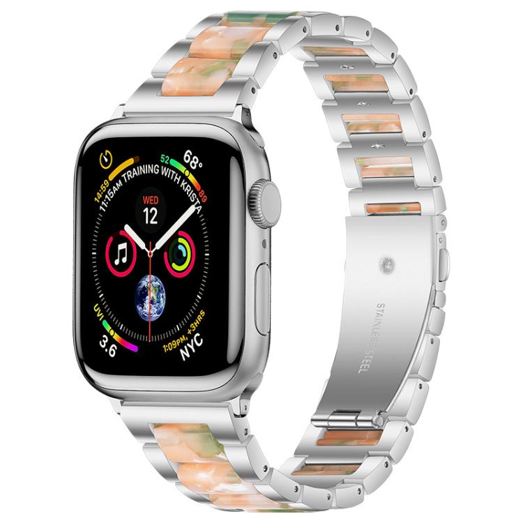 xDfind Three Beads Metal Resin Watch Band, For Apple Watch 42 / 44 / 45 / 46 / 49mm