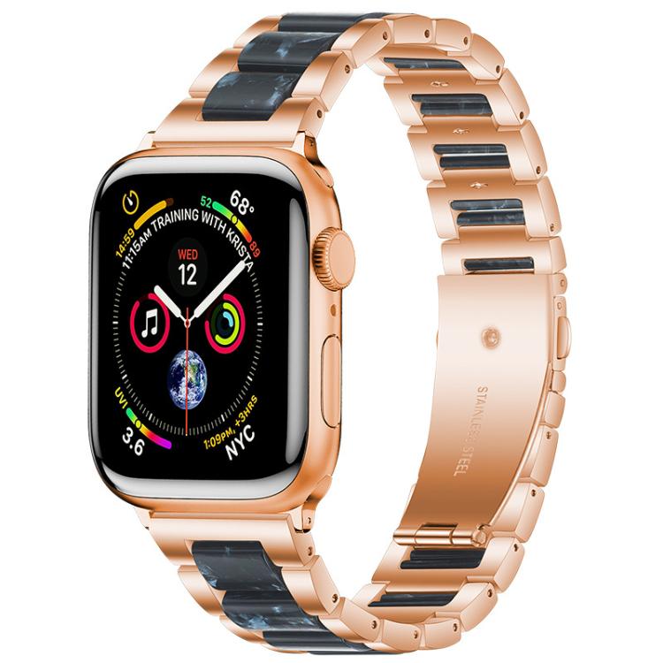 xDfind Three Beads Metal Resin Watch Band, For Apple Watch 42 / 44 / 45 / 46 / 49mm
