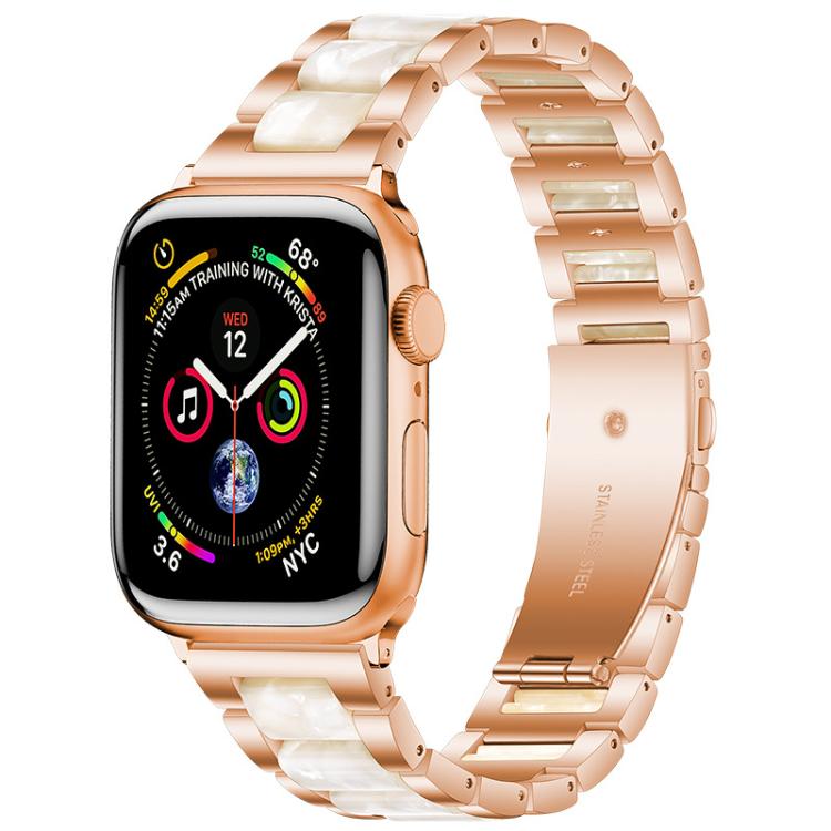 xDfind Three Beads Metal Resin Watch Band, For Apple Watch 42 / 44 / 45 / 46 / 49mm