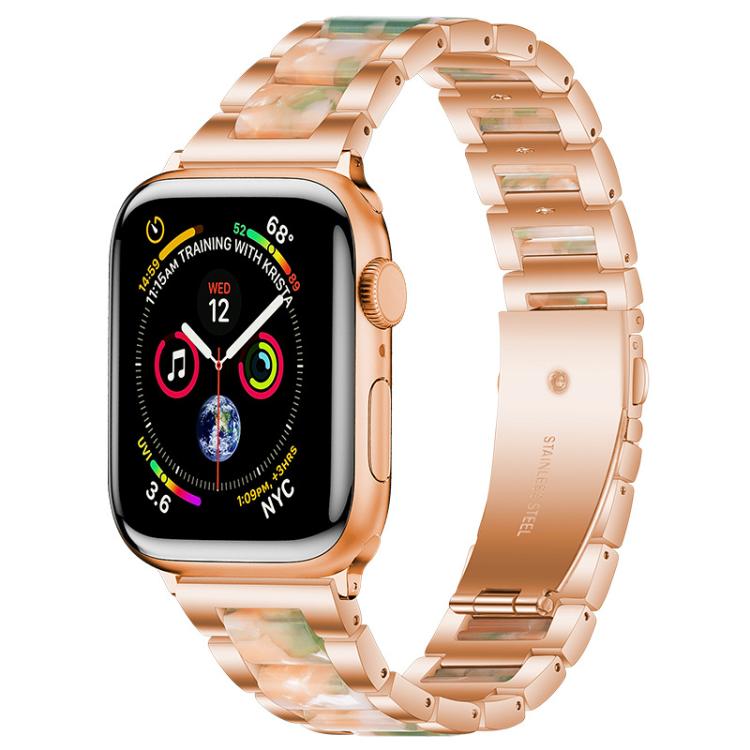 xDfind Three Beads Metal Resin Watch Band, For Apple Watch 42 / 44 / 45 / 46 / 49mm