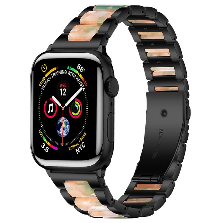 xDfind Three Beads Metal Resin Watch Band, For Apple Watch 42 / 44 / 45 / 46 / 49mm