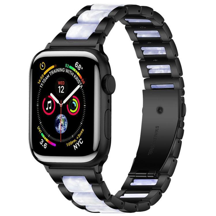 xDfind Three Beads Metal Resin Watch Band, For Apple Watch 42 / 44 / 45 / 46 / 49mm
