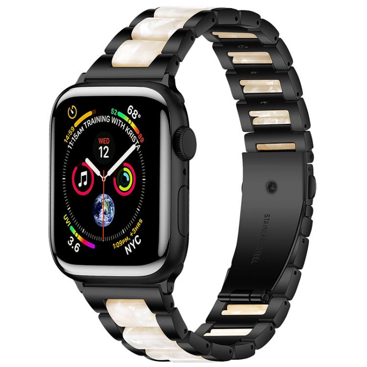 xDfind Three Beads Metal Resin Watch Band, For Apple Watch 42 / 44 / 45 / 46 / 49mm