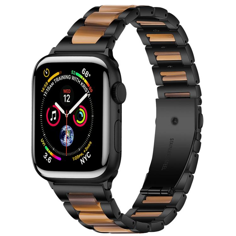 xDfind Three Beads Metal Resin Watch Band, For Apple Watch 42 / 44 / 45 / 46 / 49mm