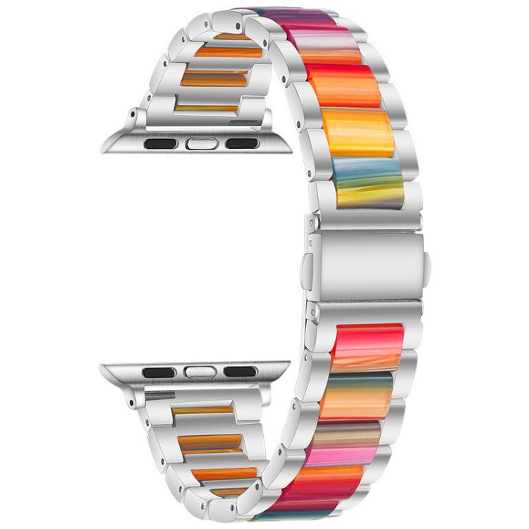 xDfind Three Beads Metal Resin Watch Band, For Apple Watch 38 / 40 / 41 / S10 42mm