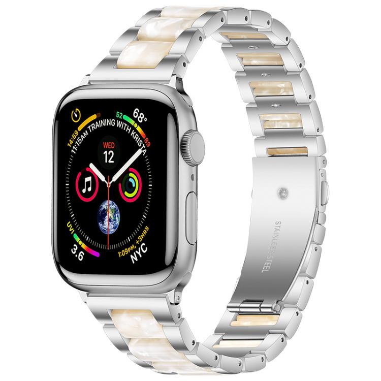 xDfind Three Beads Metal Resin Watch Band, For Apple Watch 38 / 40 / 41 / S10 42mm