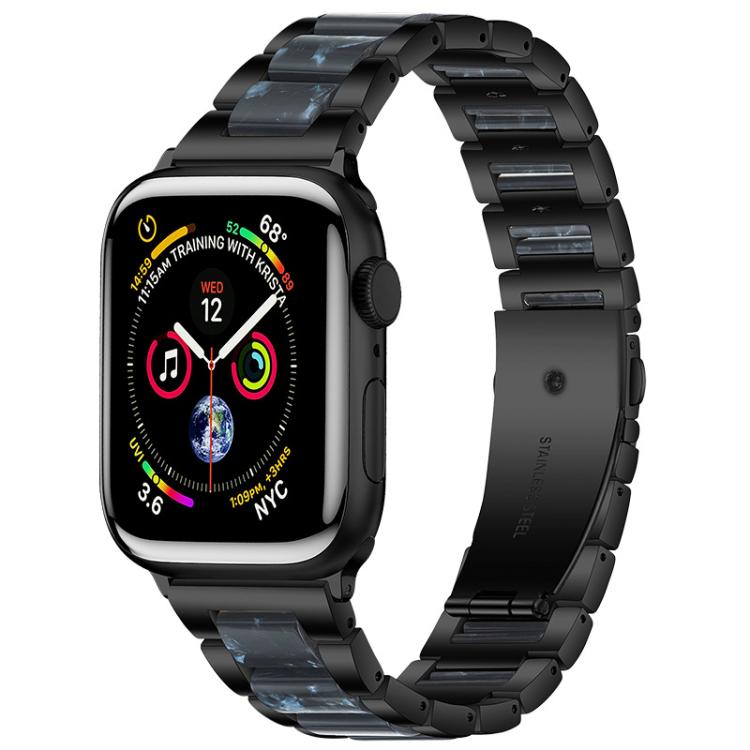 xDfind Three Beads Metal Resin Watch Band, For Apple Watch 38 / 40 / 41 / S10 42mm