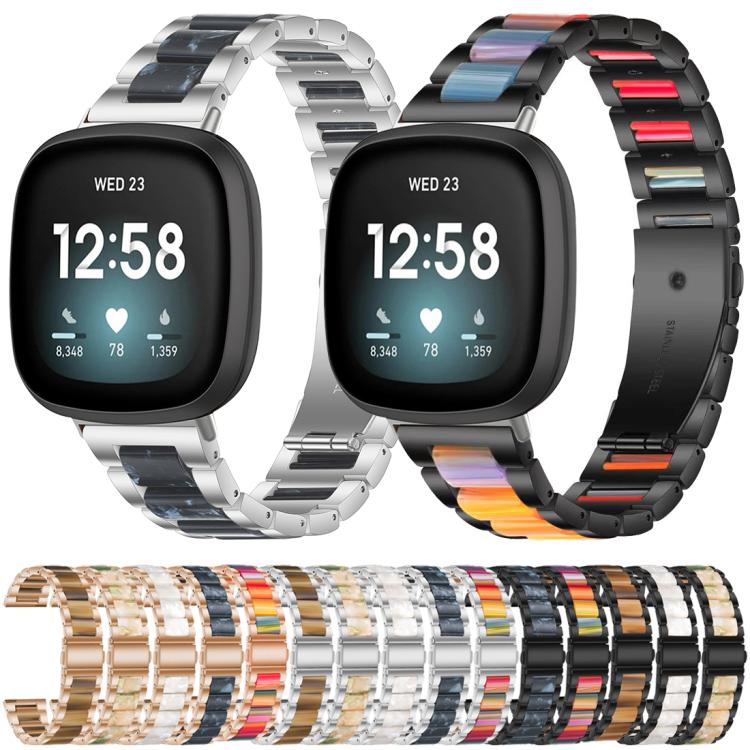 xDfind Three Beads Metal Resin Watch Band