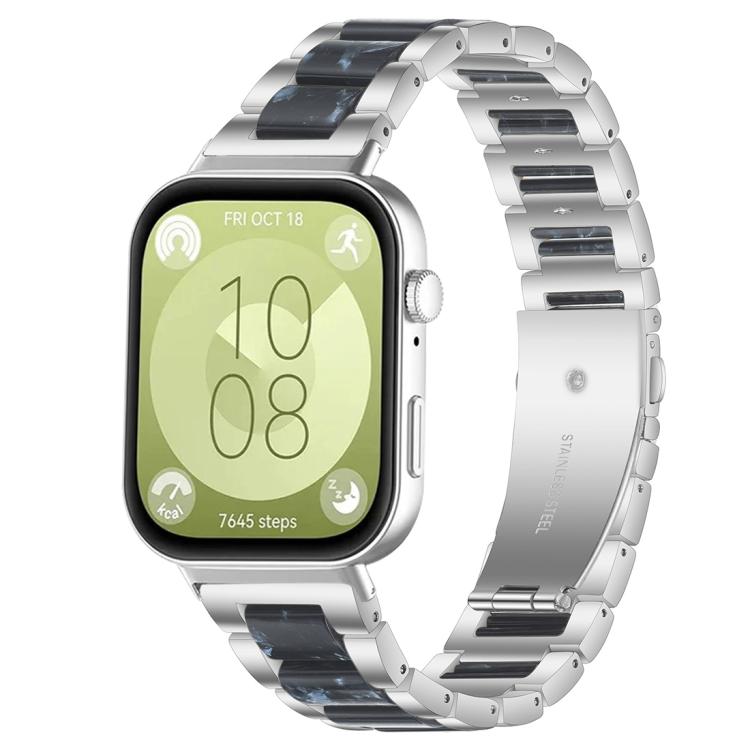 xDfind Three Beads Metal Resin Watch Band, For Huawei Watch Fit4 / Fit4 Pro / Fit3