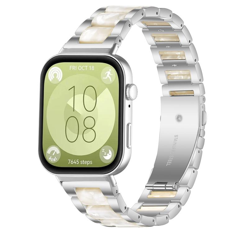 xDfind Three Beads Metal Resin Watch Band, For Huawei Watch Fit4 / Fit4 Pro / Fit3