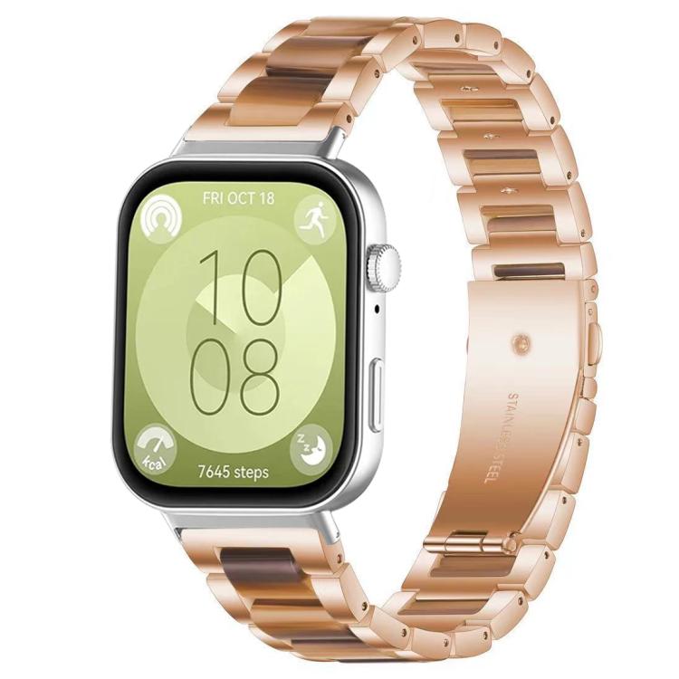 xDfind Three Beads Metal Resin Watch Band, For Huawei Watch Fit4 / Fit4 Pro / Fit3