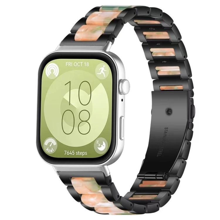 xDfind Three Beads Metal Resin Watch Band, For Huawei Watch Fit4 / Fit4 Pro / Fit3