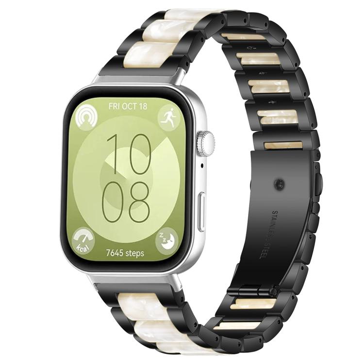 xDfind Three Beads Metal Resin Watch Band, For Huawei Watch Fit4 / Fit4 Pro / Fit3