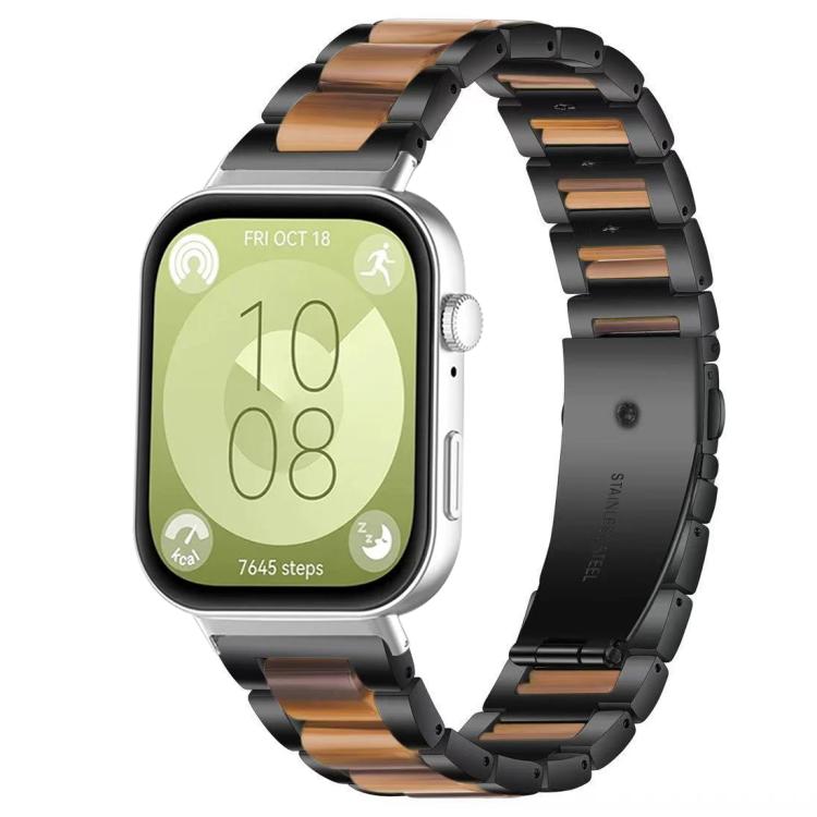 xDfind Three Beads Metal Resin Watch Band, For Huawei Watch Fit4 / Fit4 Pro / Fit3