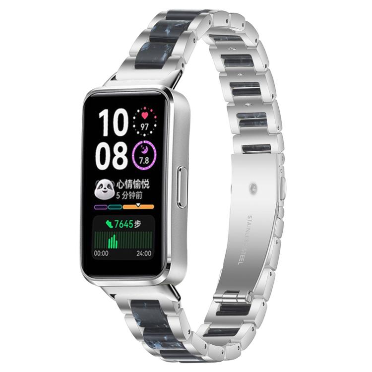 xDfind Three Beads Metal Resin Watch Band, For Huawei Band 10 / 9 / 8