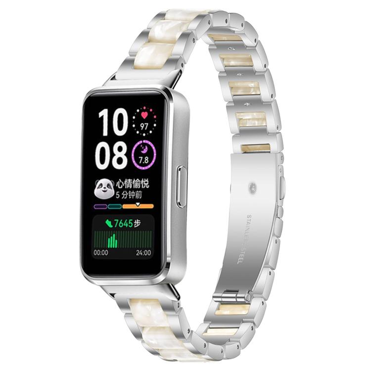 xDfind Three Beads Metal Resin Watch Band, For Huawei Band 10 / 9 / 8