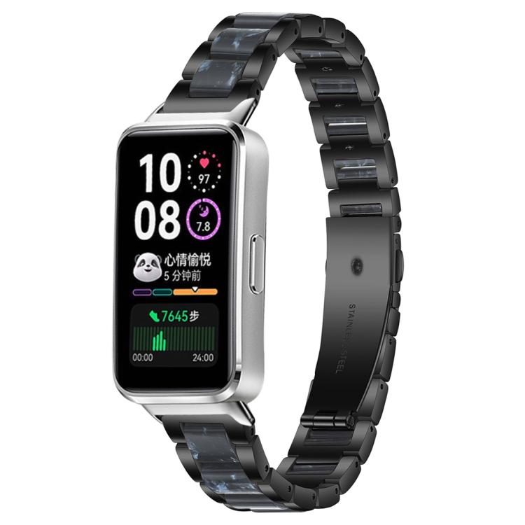 xDfind Three Beads Metal Resin Watch Band, For Huawei Band 10 / 9 / 8