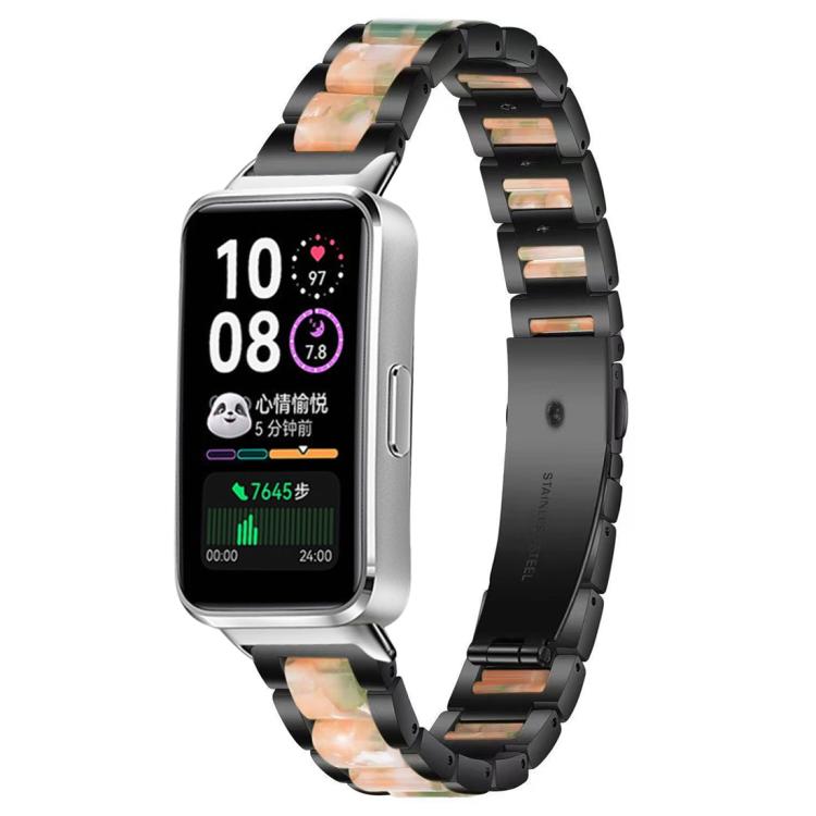 xDfind Three Beads Metal Resin Watch Band, For Huawei Band 10 / 9 / 8