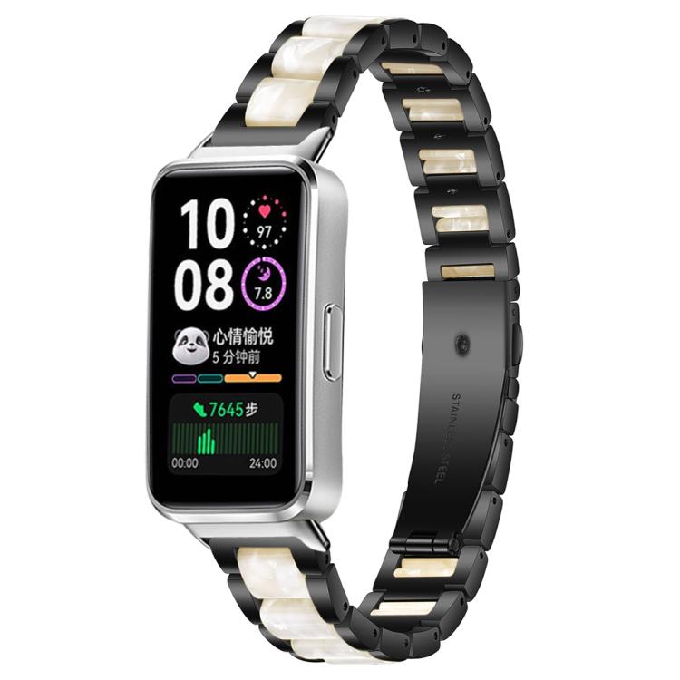 xDfind Three Beads Metal Resin Watch Band, For Huawei Band 10 / 9 / 8