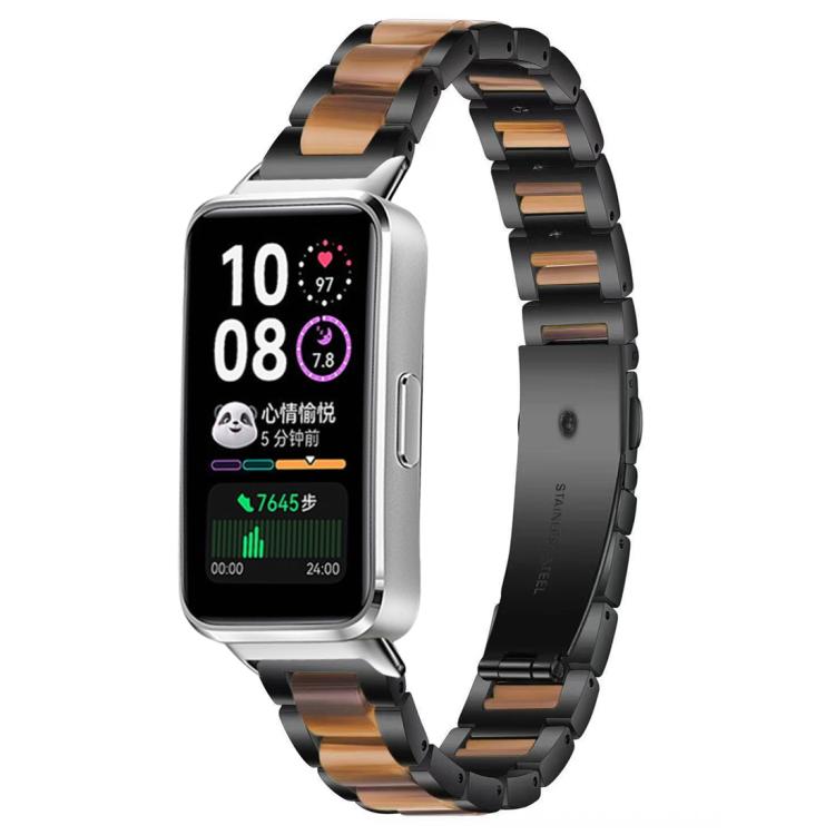 xDfind Three Beads Metal Resin Watch Band, For Huawei Band 10 / 9 / 8