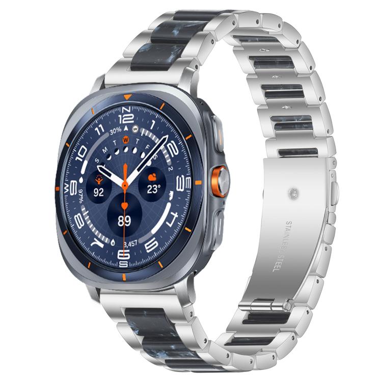 xDfind Three Beads Metal Resin Watch Band, For Samsung Galaxy Watch Ultra/Ultra 2025