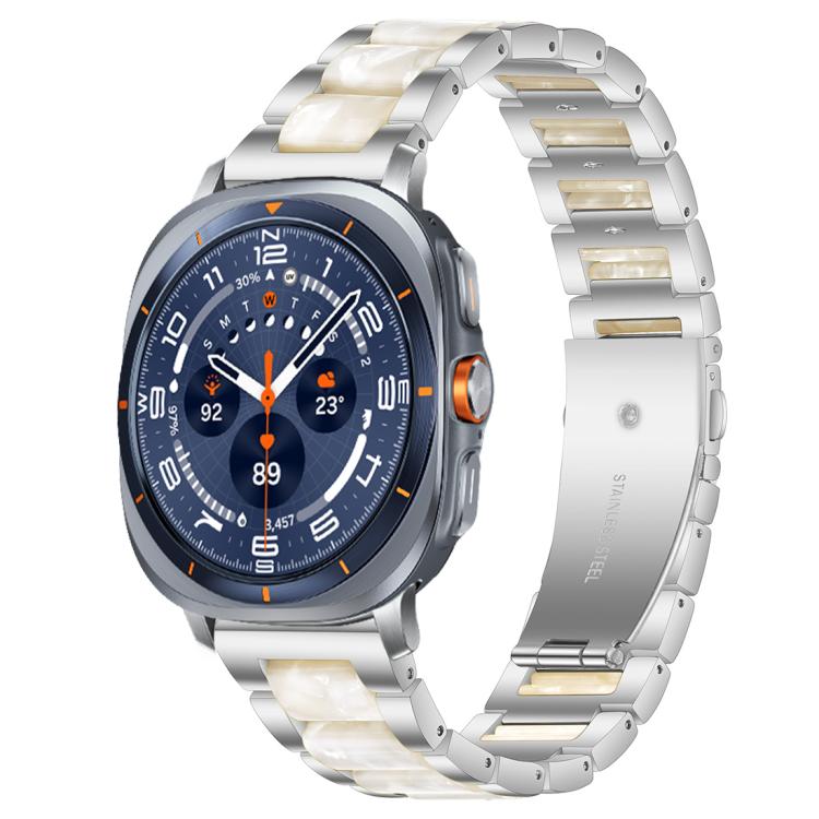 xDfind Three Beads Metal Resin Watch Band, For Samsung Galaxy Watch Ultra/Ultra 2025