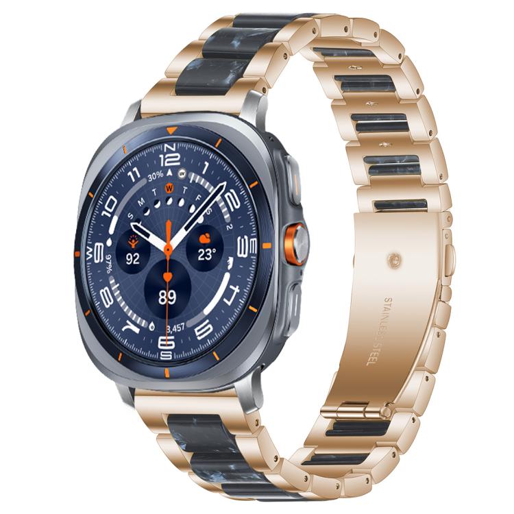 xDfind Three Beads Metal Resin Watch Band, For Samsung Galaxy Watch Ultra/Ultra 2025