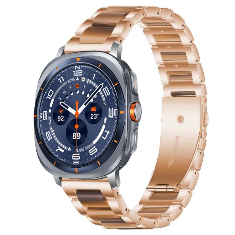 xDfind Three Beads Metal Resin Watch Band, For Samsung Galaxy Watch Ultra/Ultra 2025