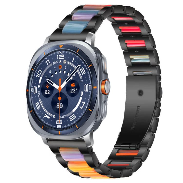 xDfind Three Beads Metal Resin Watch Band, For Samsung Galaxy Watch Ultra/Ultra 2025