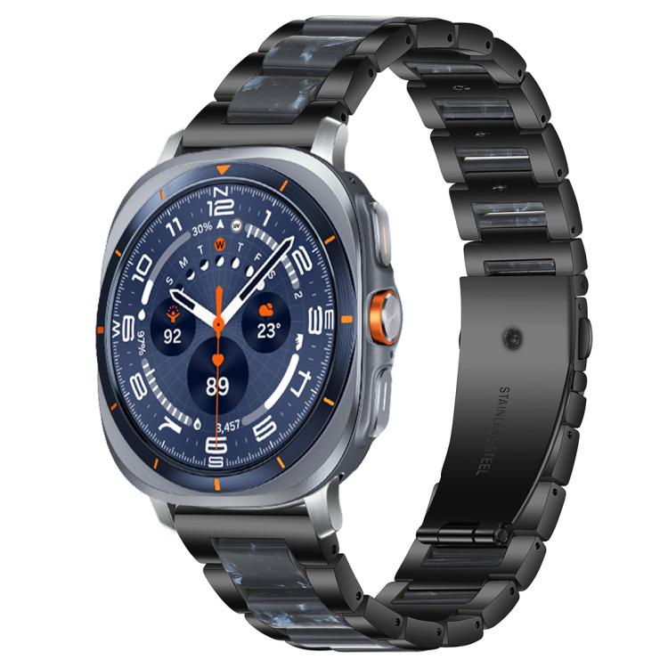 xDfind Three Beads Metal Resin Watch Band, For Samsung Galaxy Watch Ultra/Ultra 2025
