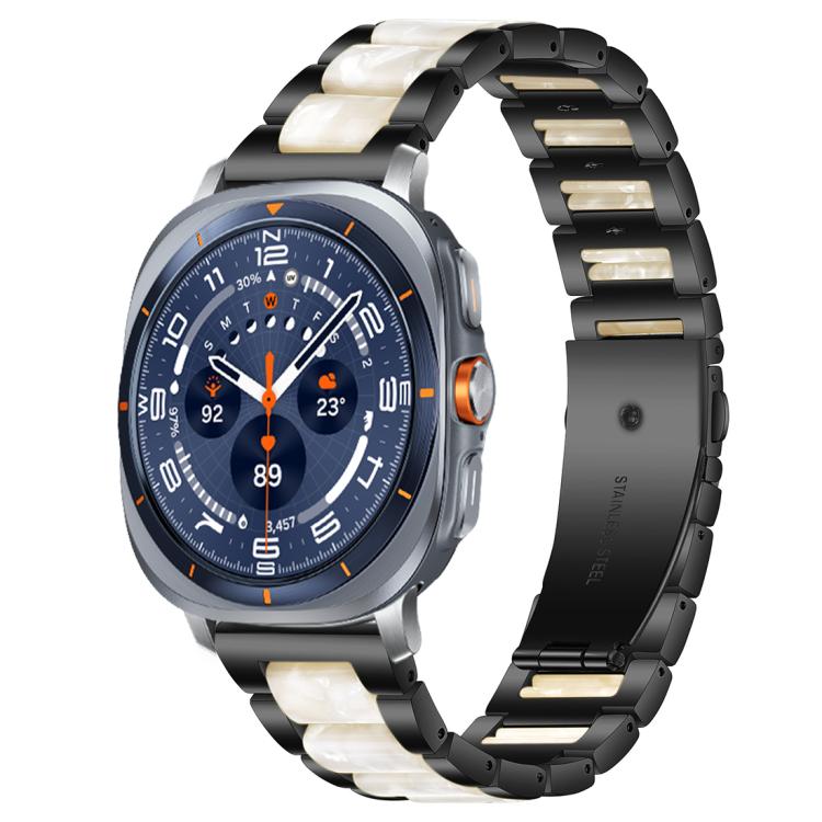 xDfind Three Beads Metal Resin Watch Band, For Samsung Galaxy Watch Ultra/Ultra 2025