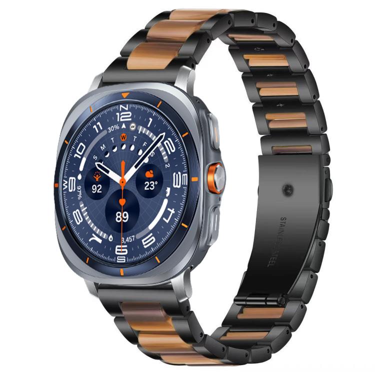 xDfind Three Beads Metal Resin Watch Band, For Samsung Galaxy Watch Ultra/Ultra 2025