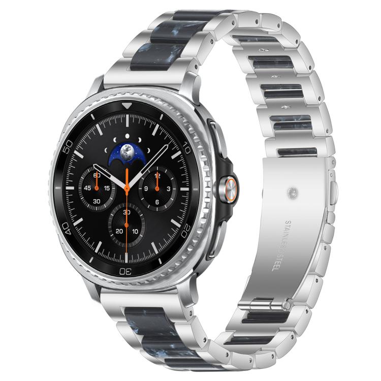 xDfind Three Beads Metal Resin Watch Band, For Samsung Galaxy Watch8 / 8 Classic