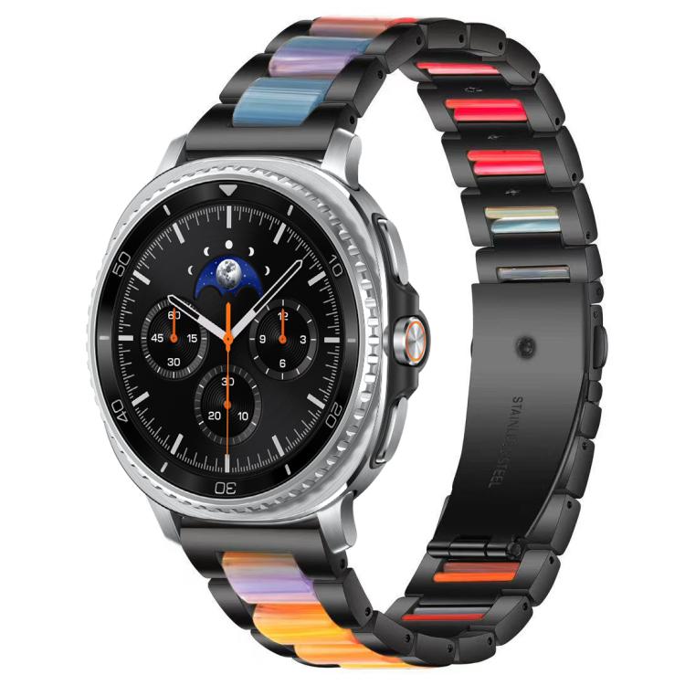 xDfind Three Beads Metal Resin Watch Band, For Samsung Galaxy Watch8 / 8 Classic