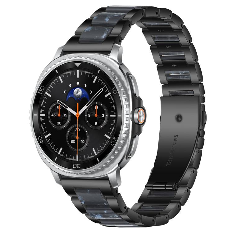 xDfind Three Beads Metal Resin Watch Band, For Samsung Galaxy Watch8 / 8 Classic