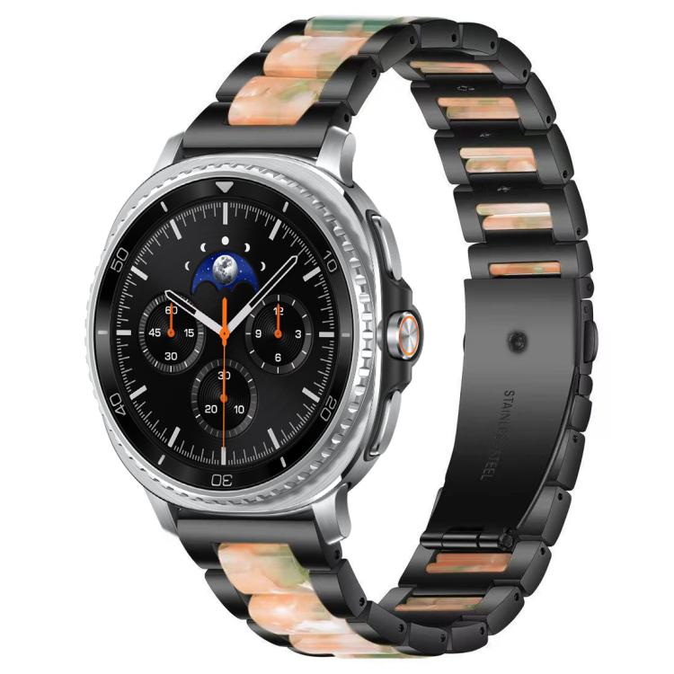xDfind Three Beads Metal Resin Watch Band, For Samsung Galaxy Watch8 / 8 Classic