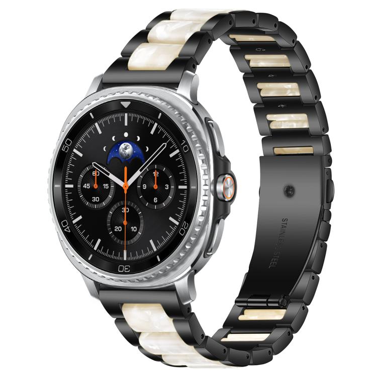 xDfind Three Beads Metal Resin Watch Band, For Samsung Galaxy Watch8 / 8 Classic