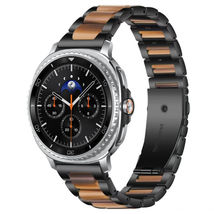 xDfind Three Beads Metal Resin Watch Band, For Samsung Galaxy Watch8 / 8 Classic