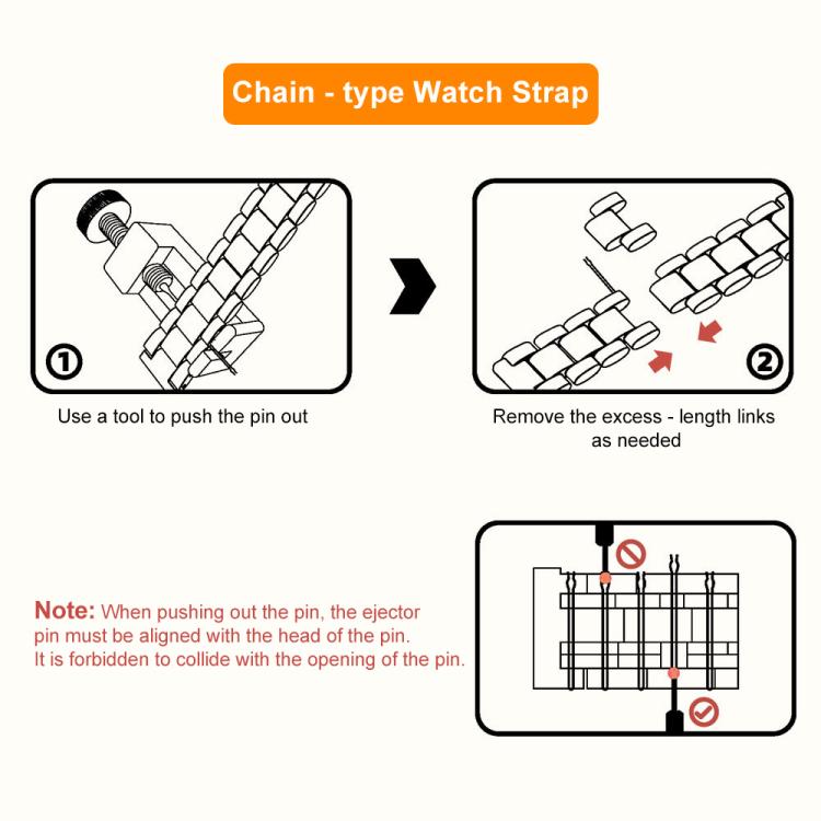 xDfind Three Beads Metal Resin Watch Band, For Samsung Galaxy Watch8 / 8 Classic
