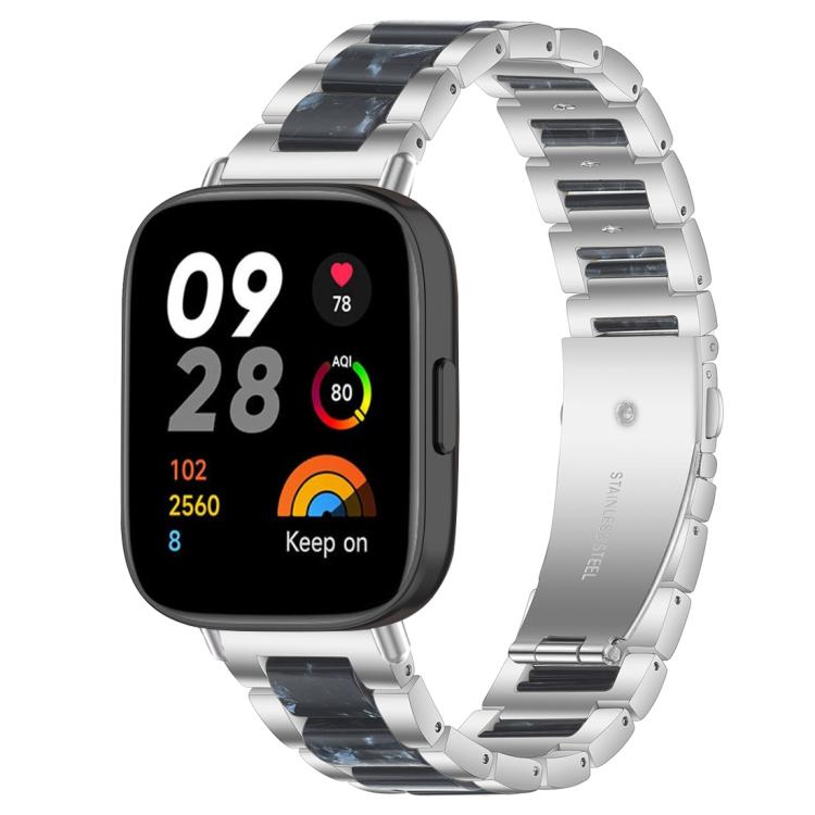 xDfind Three Beads Metal Resin Watch Band, For Redmi Watch 3