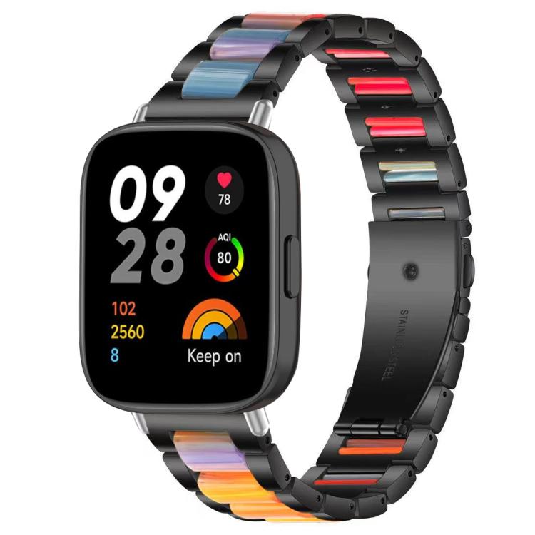 xDfind Three Beads Metal Resin Watch Band, For Redmi Watch 3