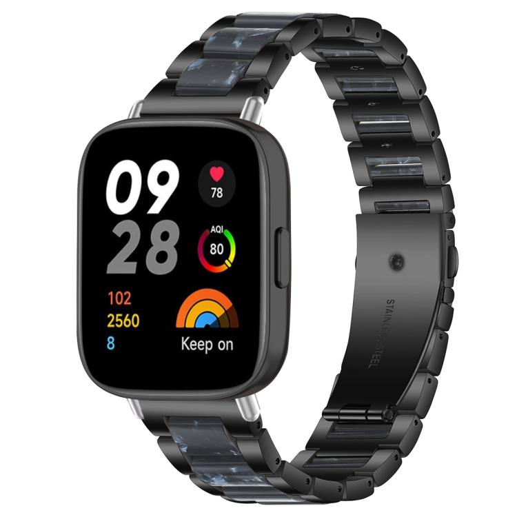 xDfind Three Beads Metal Resin Watch Band, For Redmi Watch 3