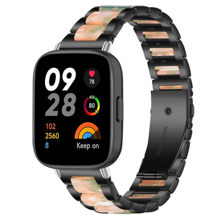 xDfind Three Beads Metal Resin Watch Band, For Redmi Watch 3