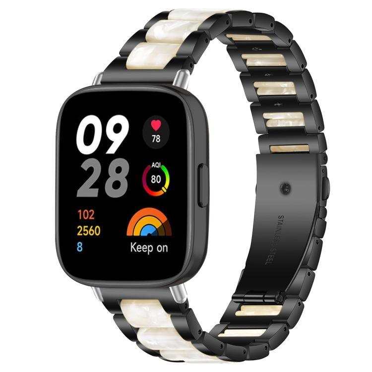 xDfind Three Beads Metal Resin Watch Band, For Redmi Watch 3