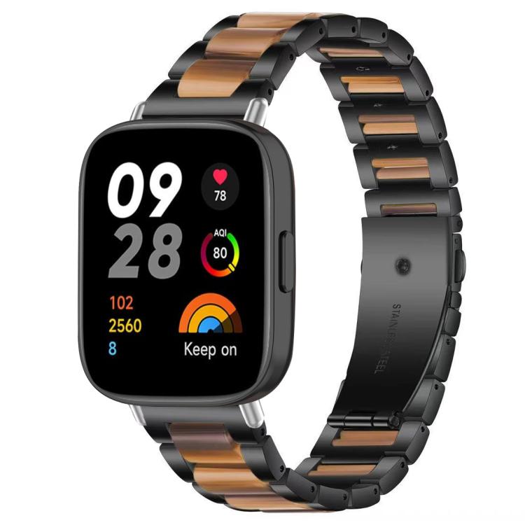 xDfind Three Beads Metal Resin Watch Band, For Redmi Watch 3